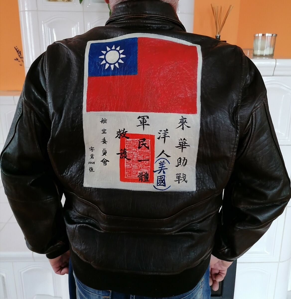 AVIREX Leather Jacket Air Force Vintage Type G2 7823 size L AVIREX Leather Jacket Air Force Vintage Type G2 7823 size L