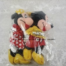 Disney Store Spirit of Mickey and Minnie Beanies New In Bag RARE