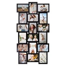 18 Openings Collage Picture Frames Multi Family Photo for Gallery Display