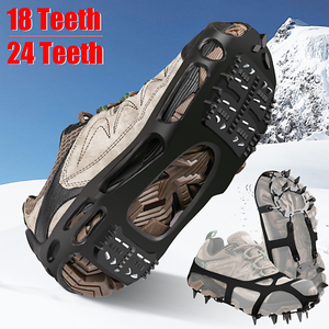 spiked climbing shoes