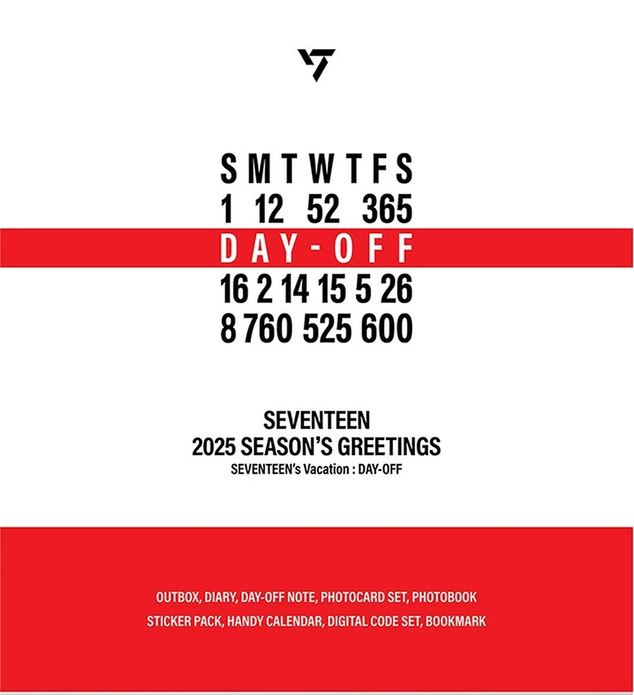 SEVENTEEN 2025 SEASON'S GREETINGS/Code+Calendar+Diary+Photo Book+