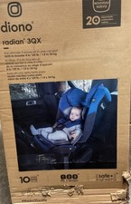   Diono Radian 3QX SafePlus All-in-One CarSeat w/Anti-Rebound Panel Purple Plum