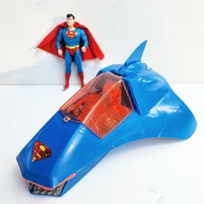 Vintage 1984 Kenner Super Powers Superman Figure w/Cape & Supermobile COMPLETE