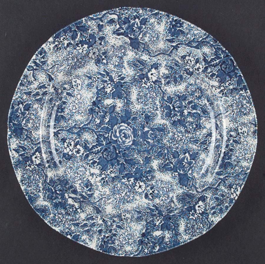Laura Ashley Chintzware Blue Dinner Plate 19055 | eBay