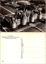Chambord Chateau Postcard France Aerial View Le Chateau Facade Nord Unposted