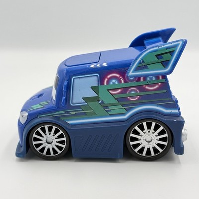 Disney Pixar Cars Track Talkers DJ - Mattel 2020 Blue Tested