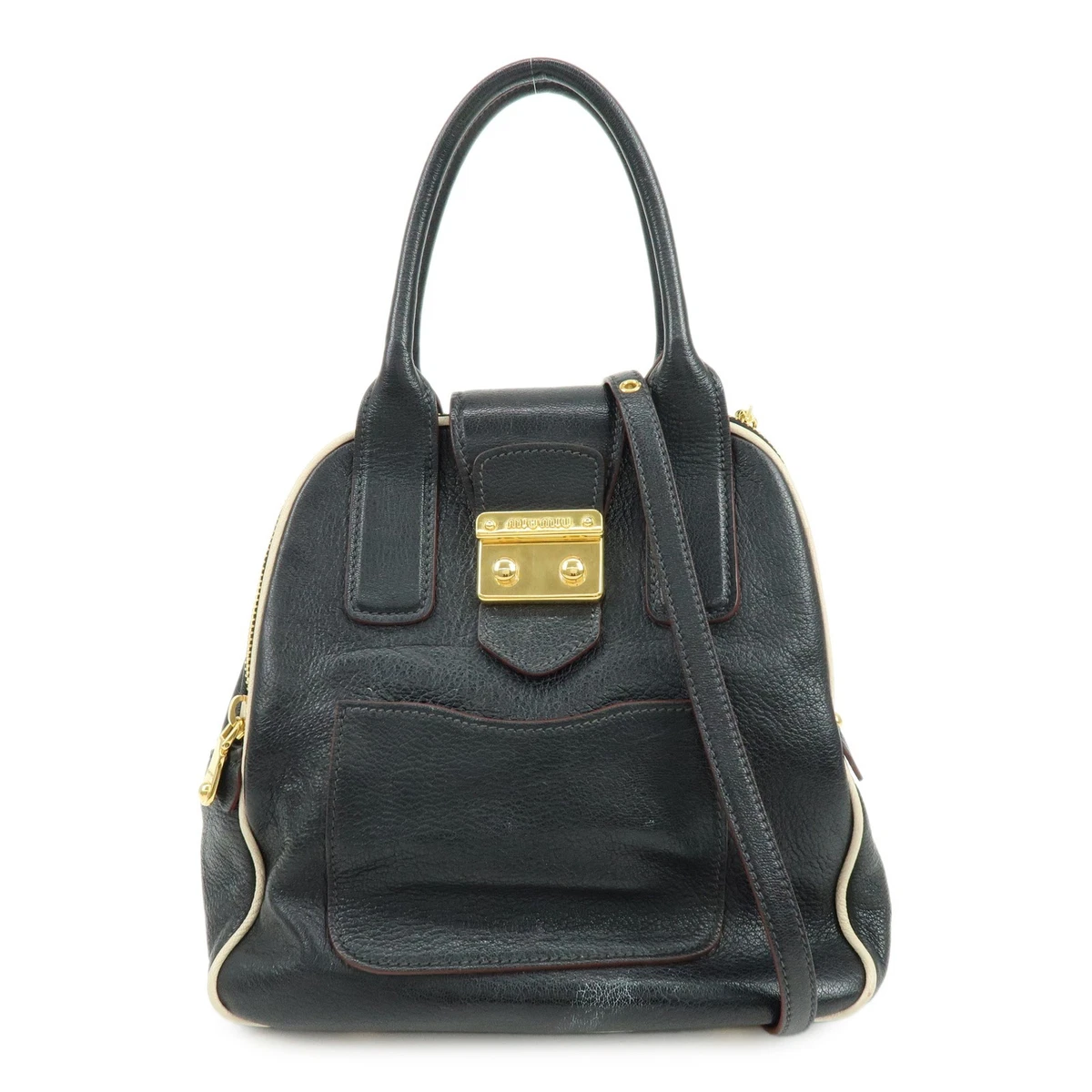 バッグ 90s miumiu leather shoulder bag Miu Miu Leather shoulder bag Miu Miu