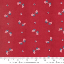 American Gatherings II 49246 12 Heart Red Moda Primitive Gatherings