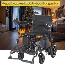 Foldable Intelligent Electric Power Mobility Wheelchairs Power for All Terrain