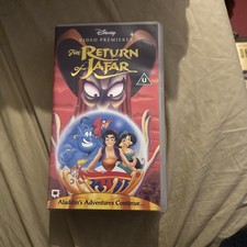 Disney Aladdin: The Return of Jafar VHS Video Tape