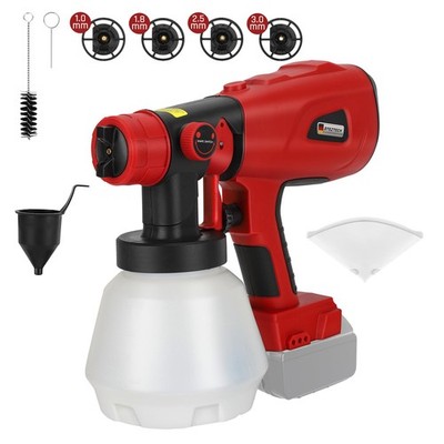 Cordless Paint Sprayer 200W HVLP Brushless Motor Milwaukee 18V MWQ-SG001 Battery