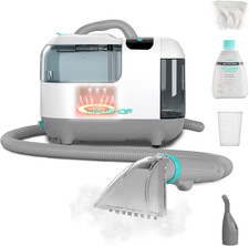 Stainzapper Vapo - Lavatappeti Portatile a Vapore 1200W, 1,8L Lava Tappezzeria C