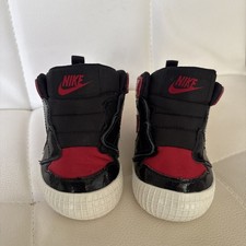 Nike Air Jordan 1 Crib Bootie 'Patent Bred' AT3745-063 Infant/Baby Size 3C