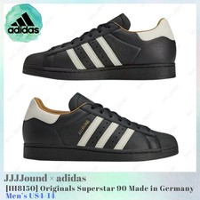 Size 6.5 - JJJJound x adidas Superstar 90 Made in Germany Black