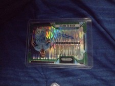 Kevin De Bruyne 2024-25 Prizm P/L Penmanship Signatures Auto Green pulsar PSA 10