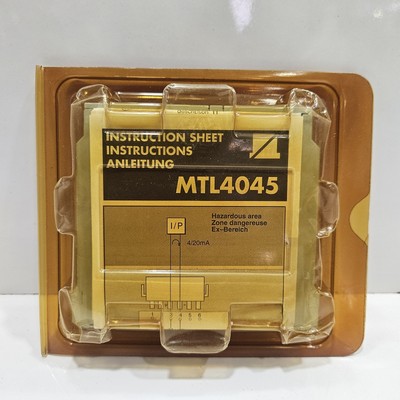 MTL 4045 Isolating Driver, 4/20mA, for I/P converters