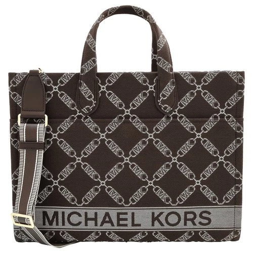 Michael Michael Kors Gigi Large Empire Logo Jacquard Tote Bag 30S3G3GT7J-240 deal from eBay