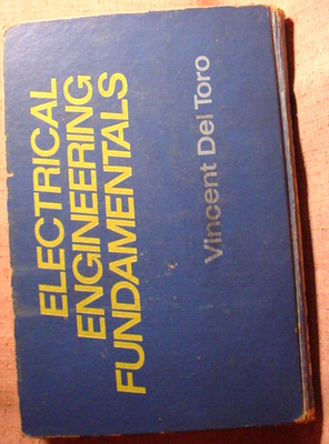 Electrical Engineering Fundamentals Hardbound Book - Vincent Del Toro - 1972
