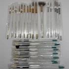 Duncan Ceramic Artist Paint Brush Lot of 25 Detail Liner Fan Deerfoot New