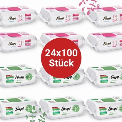 Sleepy Easy Clean Oberflächenreinigungstücher   12x100 Lilium + 12x100 Pine | Re