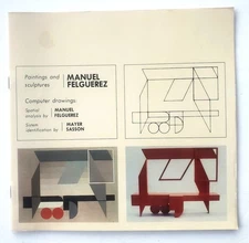 Rare 1976 Mexican Manuel Felguerez Kinetic Geometric Art Book - Mayer Sasson