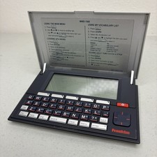 Franklin Merriam-Webster Electronic Dictionary Thesaurus MWD-1500 Tested Works