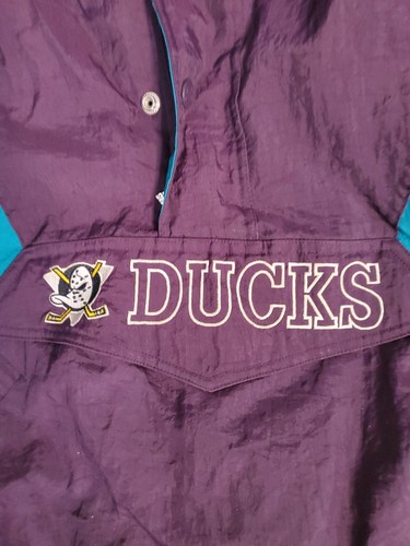 Mighty Ducks Vintage Jacket Youth Size Large Pullover - Picture 4 of 17