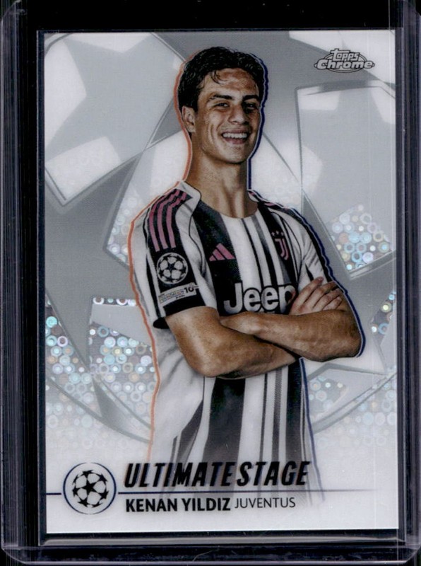 2025-26 Topps UEFA Kenan Yildiz Ultimate Stage Chrome #US-41 Juventus