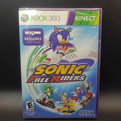 Sonic Free Riders (Microsoft Xbox 360, Requires Kinect Sensor) - New