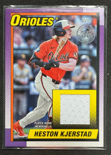 2025 Topps - Heston Kjerstad 1990 Baseball Relic Card #T90R-HKT (MEM)