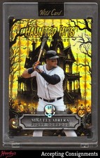 2025 Wild Card Haunted Hits Monster Hunt Mosaic Yellow #HHHMC Miguel Cabrera 1/1