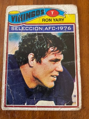 various 1977 Topps Mexican POOR CONDITION football cards