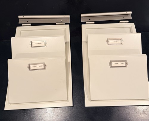 Pottery Barn Wall Mount File System Letter Holders (2)