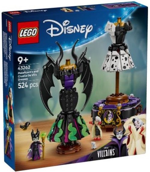Merchandising Lego: 43262 - Disney Classic - Abiti Di Malefica E Crudelia De Mon
