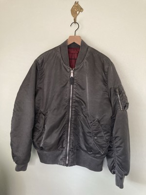 Alpha Industries MA-1 Blood Chit Flight Jacket Bomber Reversible