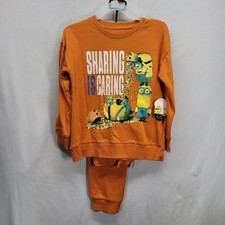 Minions Halloween Sweatshirt and Pant Set, 2-Piece, Size 7 New