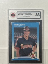 1987 Fleer Glossy #86 Wally Joyner Rookie Card KSA 8.5. rookie card picture