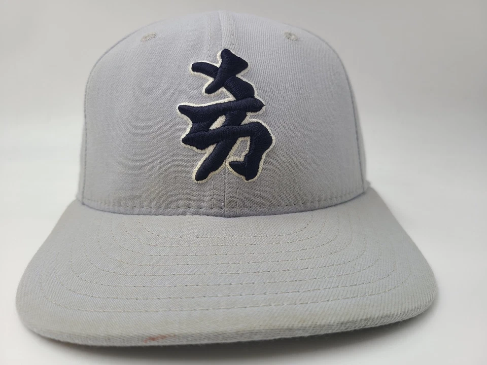 Vintage New York Yankees Kanji New Era 59Fifty Fitted 7 1/8 Hat Cap Wool Men MLB - Image 2 of 4