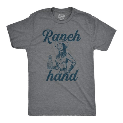 #ad #ad Mens Ranch Hand T Shirt Funny Farm Rancher Dressing Joke Tee for Guys $6.80
