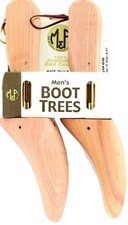 M F Western Boot Tree Mens High Vamp Rawhide Loop Shape Cedar 04048