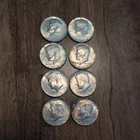 (8) Kennedy Half Dollars 40% Percent Silver 1966-1969  1.18 Troy Oz