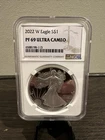 2022 W American Silver Eagle NGC PF69 Ultra Cameo 1oz .999 Silver Coin