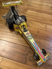 2001 Wow Wee Ken Albana Yellow Thunder Max Engine RC Dragster RC Race Car