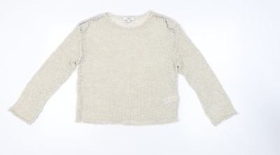 Pullover Pulli Damen UK Größe M Marks and Spencer Elfenbein