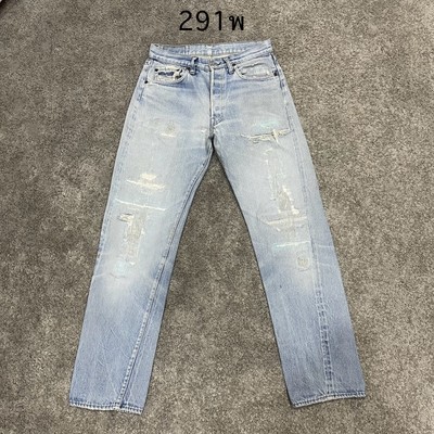 Vintage Levis 501 Redline Selvedge 30x30 Distress 70s 80s USA #6