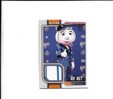 2026 Topps Celebration MR. MET 2 Color Mascot Relic card