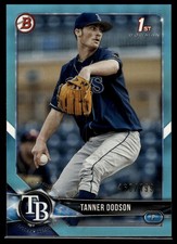 2018 Bowman Draft #BD-78 Tanner Dodson Sky Blue #/499