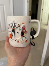 Nightmare Before Christmas Coffee Mug Jack & Sally Spooky Season Double Sided
