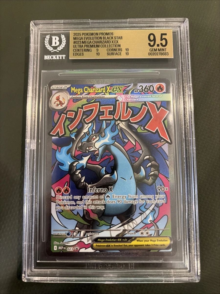 Charizard Pokémon TCG Grade 9.5 Evolutions Individual Collectible