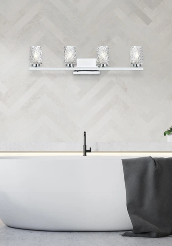 Living District Cassie 31" Wall Sconce In Chrome - Picture 2 of 8